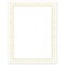 Avery Printable Full-Sheet Cardstock, Gold Border with Gold Dots, 8.5" x 11", Matte White Full-Sheet Cardstock, Laser/Inkjet, 10ct, Great for Craft Cardstock Paper